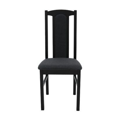 Scaun din lemn masiv de fag tapitat cu stofa S-37 Boss7 W11, wenge - imagine 5