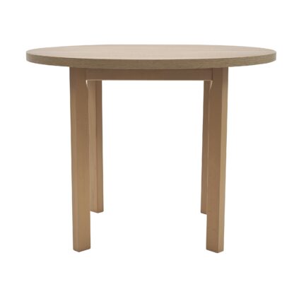 Masa MB-12 Poli2, sonoma, 100x100x76 cm, lemn masiv de fag, pal - imagine 4