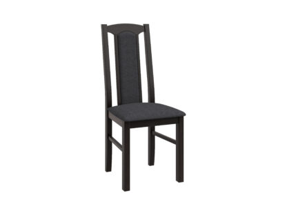 Scaun din lemn masiv de fag tapitat cu stofa S-37 Boss7 W11, wenge