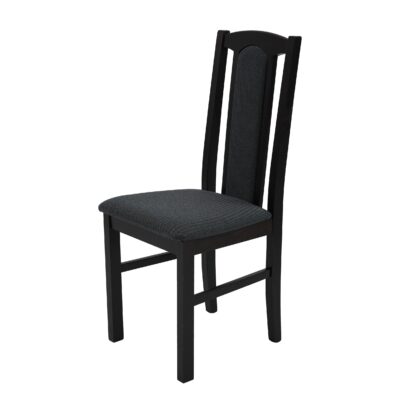 Set masa extensibila 120x150 cm cu 4 scaune tapitate, MB-13 Max5 si S-37 Boss7 W11, Wenge, lemn masiv, stofa - imagine 7