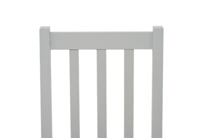 Scaun din lemn masiv de fag tapitat cu stofa S-38 Boss10 B10, alb - imagine 6