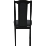Scaun din lemn masiv de fag tapitat cu stofa S-37 Boss7 W11, wenge - imagine 2