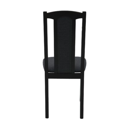 Scaun din lemn masiv de fag tapitat cu stofa S-37 Boss7 W11, wenge - imagine 2