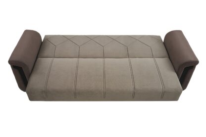 Canapea Alma, extensibila, 230x70x85, stofa, cu lada de depozitare - imagine 7
