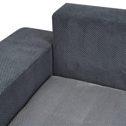 Coltar Sasha D90-95, 300 cm, gri, material textil - imagine 10