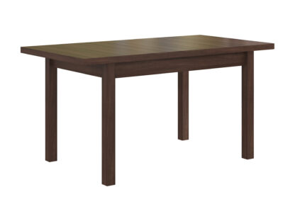 Set masa extensibila 120x150cm cu 4 scaune tapitate, MB-13 Max5 si S-37 Boss7 O15, nuc, lemn masiv de fag, stofa - imagine 7