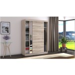 Dressing Beta sonoma 150x200x58 cm cu oglinda - imagine 2