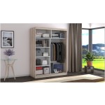 Dressing Beta sonoma 150x200x58 cm cu oglinda - imagine 3