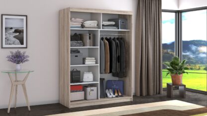 Dressing Beta sonoma 150x200x58 cm cu oglinda - imagine 3