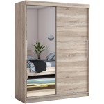 Dressing Beta sonoma 150x200x58 cm cu oglinda - imagine 4