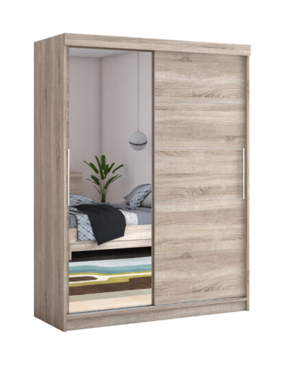 Dressing Beta sonoma 150x200x58 cm cu oglinda - imagine 4