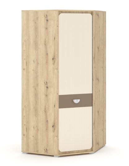 Set mobila Lami, 6 piese, culoare stejar/maro - imagine 3