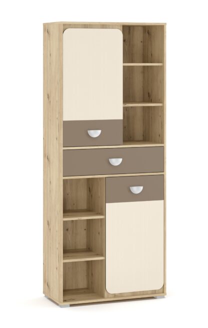 Set mobila Lami, 5 piese, culoare stejar/maro - imagine 4