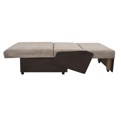 Fotoliu Monica D28-22, 100x85 cm, Maro/Bej, Textil - imagine 7
