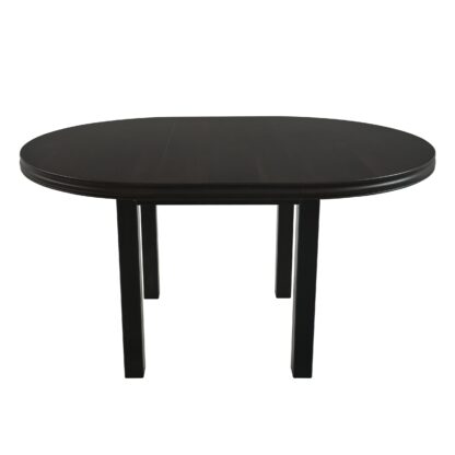 Masa living Poli1 W, Wenge, extensibila 100/130 cm, lemn masiv de fag/pal - imagine 2