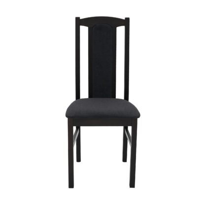 Scaun din lemn masiv de fag tapitat cu stofa S-37 Boss7 W13X, Wenge - imagine 5