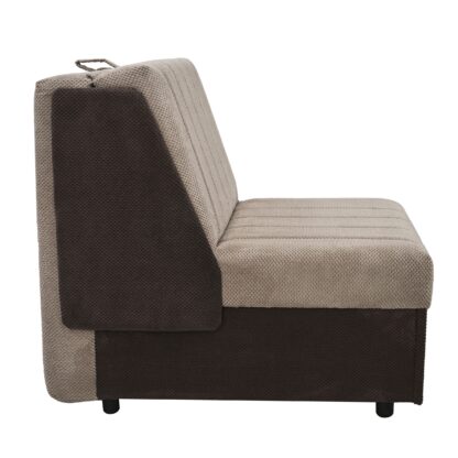 Fotoliu Monica D28-22, 100x85 cm, Maro/Bej, Textil - imagine 6