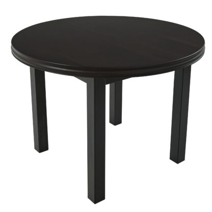 Masa living Poli1 W, Wenge, extensibila 100/130 cm, lemn masiv de fag/pal - imagine 4