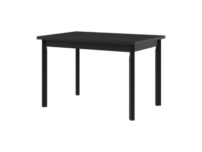 Masa extensibila 120x150 cm MB-13 Max 5 P, Grafit/Czarny, lemn masiv de fag si PAL