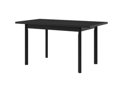 Masa extensibila 120x150 cm MB-13 Max 5 P, Grafit/Czarny, lemn masiv de fag si PAL - imagine 3