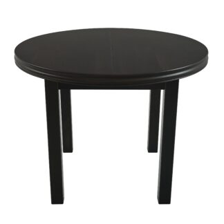 Masa living Poli1 W, Wenge, extensibila 100/130 cm, lemn masiv de fag/pal