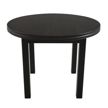 Masa living Poli1 W, Wenge, extensibila 100/130 cm, lemn masiv de fag/pal