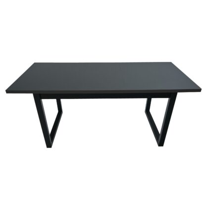 Masa extensibila 140x180 cm MB-13 Ikon 3, grafit/czarny, lemn masiv de fag si PAL - imagine 6