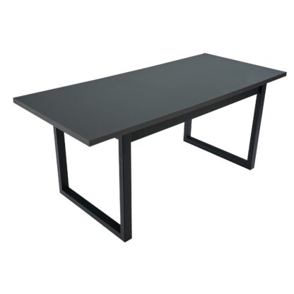Masa extensibila 140x180 cm MB-13 Ikon 3, grafit/czarny, lemn masiv de fag si PAL - imagine 5