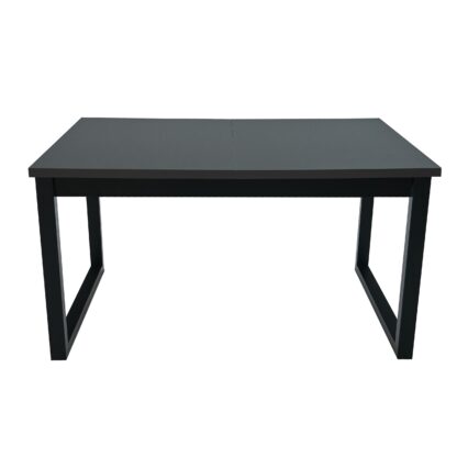 Masa extensibila 140x180 cm MB-13 Ikon 3, grafit/czarny, lemn masiv de fag si PAL - imagine 3
