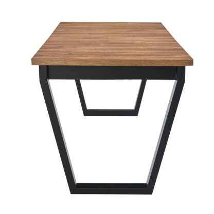 Masa extensibila 140x180 cm MB-13 Ikon 2, Stirling/Czarny, lemn masiv de fag si PAL - imagine 7