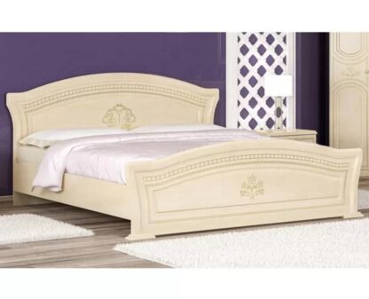 Set Dormitor Milano, Bej, Dulap 170 cm, Pat 160×200 cm, 2 noptiere, comoda - imagine 3