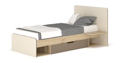 Set mobila Lami, 6 piese, culoare stejar/maro - imagine 7