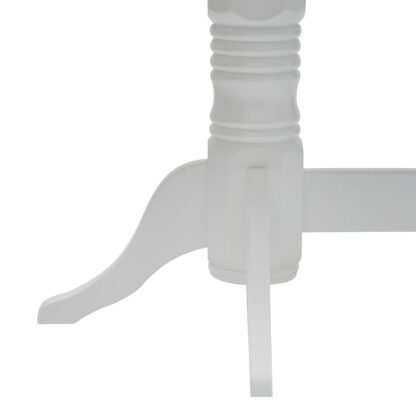 Masa MB-81 din lemn masiv, alb, 180x95x75 cm - imagine 6