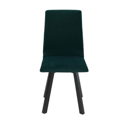 Scaun din lemn masiv de fag tapitat cu stofa S-38 Hugo2 CZ 23 X, verde - imagine 2