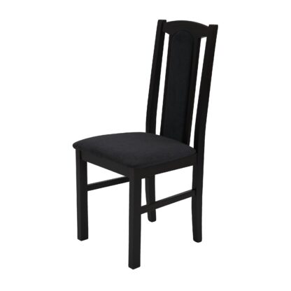 Scaun din lemn masiv de fag tapitat cu stofa S-37 Boss7 W13X, Wenge