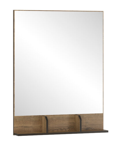 Set Dormitor Veronika, Stejar/Wenge, Dulap 150 cm, Pat 160×200 cm, 2 noptiere, comoda - imagine 4