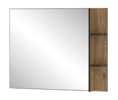 Set Dormitor Veronika, Stejar/Wenge, Dulap 150 cm, Pat 160×200 cm, 2 noptiere, comoda - imagine 3