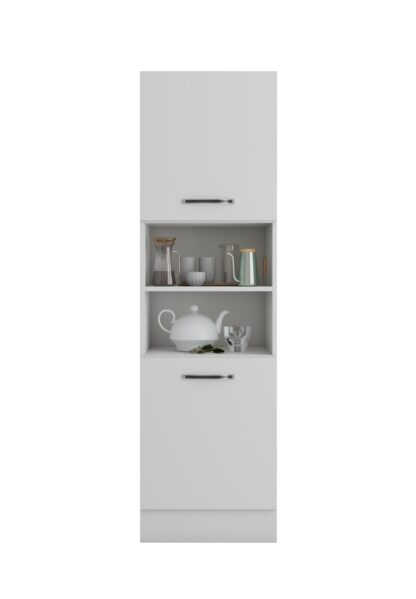 Corp inalt pentru cuptor alb, PAL, 60x205x58 cm - imagine 2
