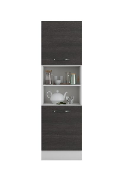 Corp inalt pentru cuptor wenge, PAL, 60x205x58 cm - imagine 2