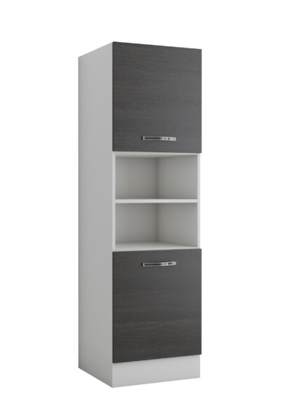 Corp inalt pentru cuptor wenge, PAL, 60x205x58 cm - imagine 3