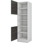 Corp inalt pentru cuptor wenge, PAL, 60x205x58 cm - imagine 6