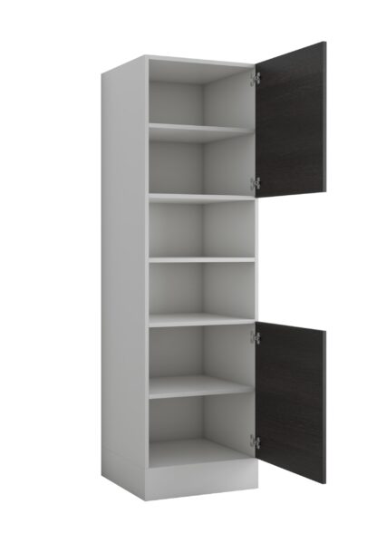 Corp inalt pentru cuptor wenge, PAL, 60x205x58 cm - imagine 5