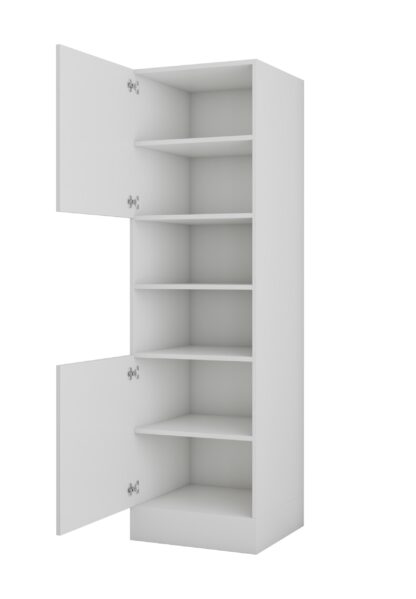 Corp inalt pentru cuptor alb, PAL, 60x205x58 cm - imagine 5