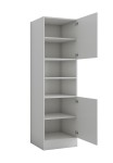 Corp inalt pentru cuptor alb, PAL, 60x205x58 cm - imagine 6