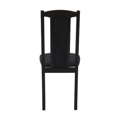 Scaun din lemn masiv de fag tapitat cu stofa S-37 Boss7 W13X, Wenge - imagine 2