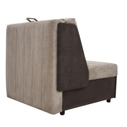 Fotoliu Monica D28-22, 100x85 cm, Maro/Bej, Textil - imagine 4