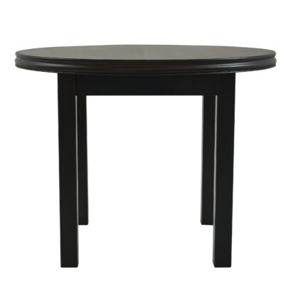 Masa living Poli1 W, Wenge, extensibila 100/130 cm, lemn masiv de fag/pal - imagine 5