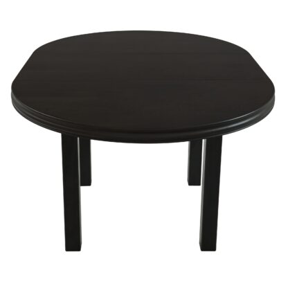 Masa living Poli1 W, Wenge, extensibila 100/130 cm, lemn masiv de fag/pal - imagine 6