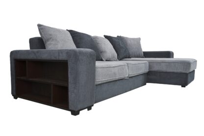 Coltar Sasha D90-95, 300 cm, gri, material textil - imagine 3