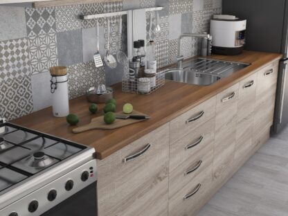 Bucatarie Alfa 320, sonoma, blat termic nuc, corp hota - imagine 3
